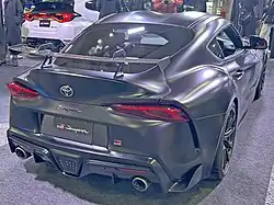 Toyota Supra A90 Final Edition prototype rear view
