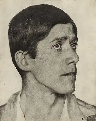 Portrait of Oskar Kokoschka from 1919
