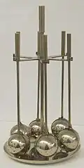 Set of six tea infusers with stand (per previous)