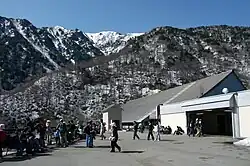 Top of the station building