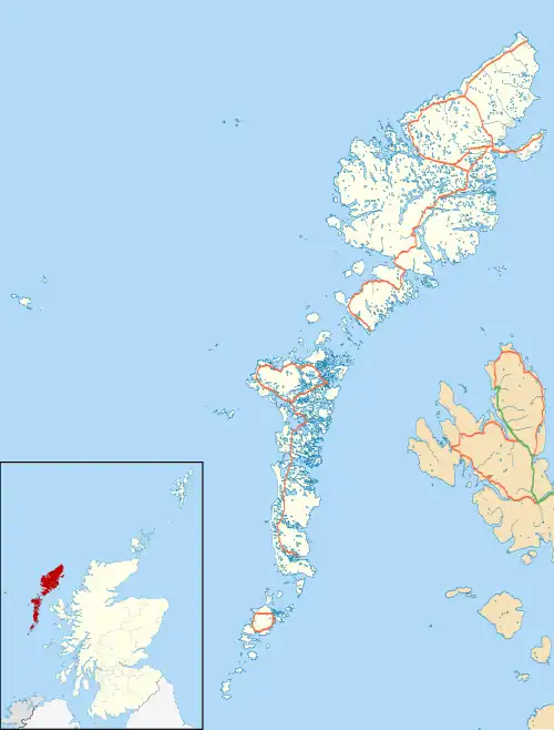 Howmore is located in Outer Hebrides