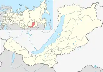 Gegetuy is located in Republic of Buryatia