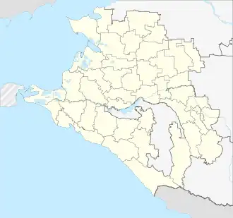 Anapa is located in Krasnodar Krai