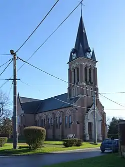 The church in Rotangy