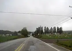 PA 31 westbound in Brotherton