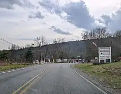 PA 434 southbound in Shohola