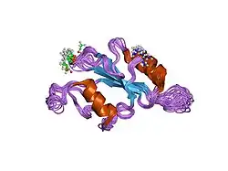 1lum: NMR Structure of the Itk SH2 domain, Pro287trans, 20 low energy structures