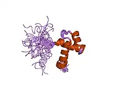 1vf9: Solution Structure Of Human Trf2