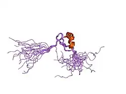 2d8q: Solution structure of the MYND domain of the human zinc finger MYND domain-containing protein 10