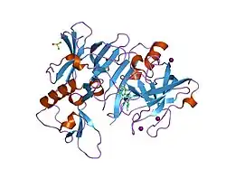 2ohn: X-ray crystal structure of beta secretase complexed with 4-(4-fluorobenzyl)piperidine