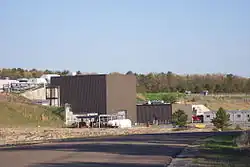 PHENIX experimental hall outside view