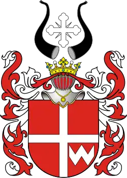 Dębno coat of arms.