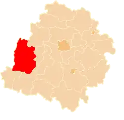 Location within the voivodeship