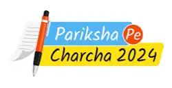 The logo of Pariksha pe Charcha 2024