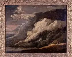 Seghers, The Landscape with the white rock, c. 1590-1640; oil-painting on canvas; Casa Museu Eva Klabin collection
