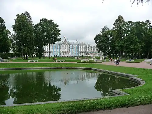Catherine Park (Pushkin) - Catherine Park in Tsarskoe Selo. July 22, 2009