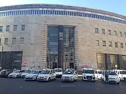 Palazzo delle Poste, Naples, Italy, Gino Franzi, 1936. Modernism, constructed with marble and diorite.