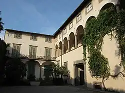 The courtyard of Museo Nazionale di Palazzo Mansi