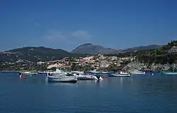 View of Palinuro from the sea