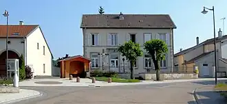 The town hall in Pallegney