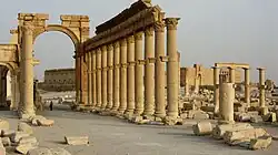 Ruins, with arches and columns