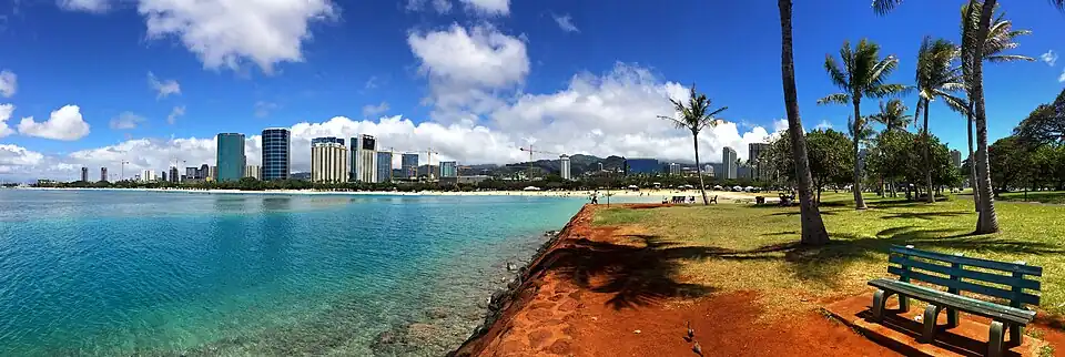 Panorama from Magic Island