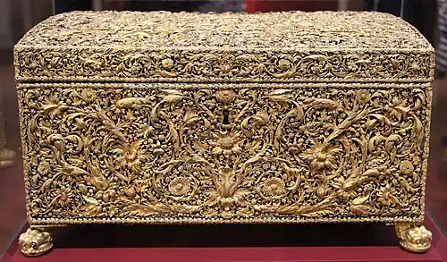 Jewel chest of Louis XIV (1676), the Louvre