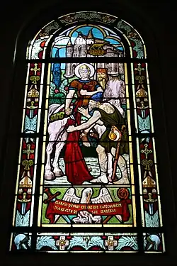 'Saint Martin gives up his cloak"