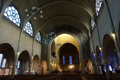 The nave and choir