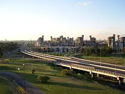 The Cámpora Freeway and the Soldati housing complex