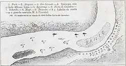 Passage of the monitors against the batteries of Curupayty on the night of 13 February 1868 (Semana Illustrada, 1868)