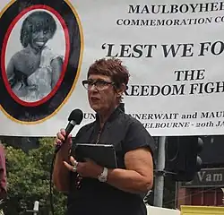 Boonwurrung Elder N'Arweet Carolyn Briggs.