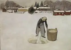 Washing on the Ice, 1900
