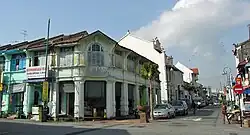 Heritage shophouses, George Town, Penang, 2008