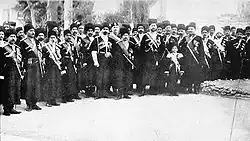 Persian Cossack Brigade (image of 1909), the troops which lead the 1908 Tehran bombardment of Majles.
