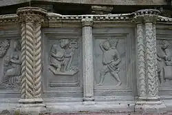 The crushing of grapes in September