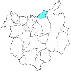 Location of Petřkovice in Ostrava