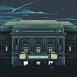 The American Theater in St. Louis, at night