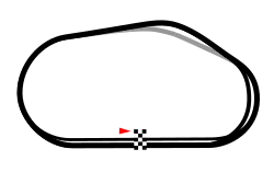Map of the Phoenix International Raceway (2011–2018)