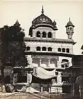 Photograph of the Akal Takht in Amritsar, circa 1850's