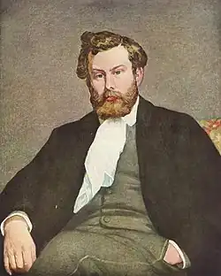 Portrait of Alfred Sisley, 1868, Foundation E. G. Bührle, Zürich
