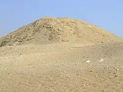 The ruins of Teti's pyramid (Saqqara)