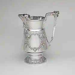 Pitcher, c.1872, silver, Metropolitan Museum of Art