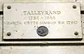 Talleyrand lived at no. 7 in 1790.