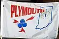Flag of Plymouth, Indiana