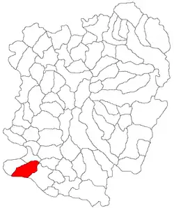 Location in Caraș-Severin County