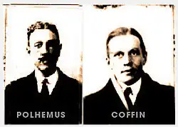 Passport photos, Lewis A Coffin, Jr and henry M Polhemus 1920