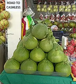 Ipoh pomelos on sale in Malaysia