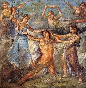 Roman art from the House of the Vettii, Pompeii, 1st century AD