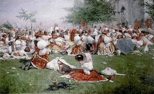 Pilgrimage to the chapel of Saint Anthony above Blatnice